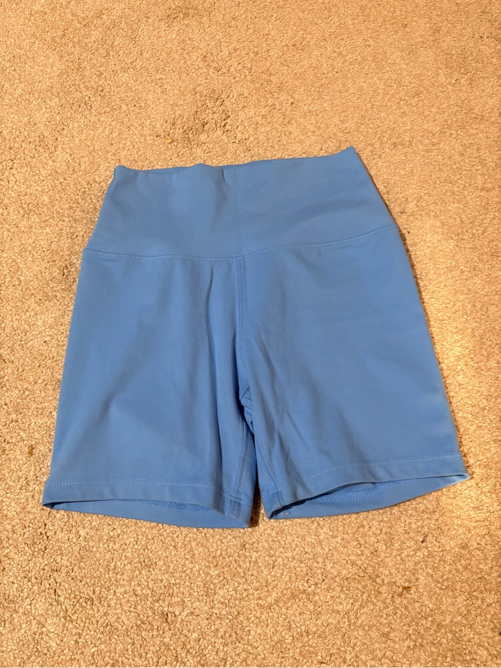 wild fable Blue High-Waist Athletic Bike Shorts